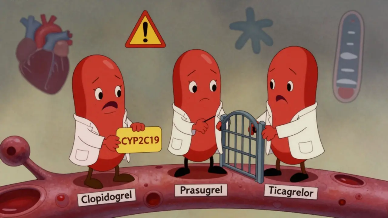 Antiplatelet Side Effects: Clopidogrel, Prasugrel, and Ticagrelor Compared